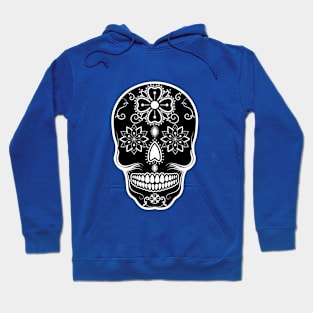 Sugar Skull/Mexican Folklore/BlackandWhitedesign Hoodie